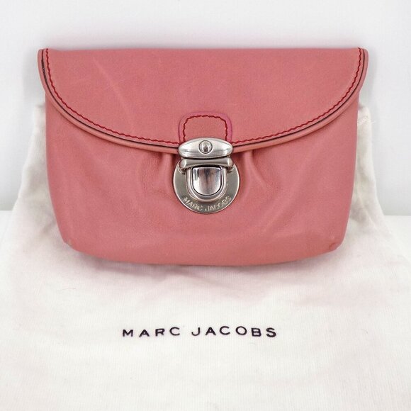 Marc Jacobs Totally Turnlock Jane Mini Clutch Pink - Picture 1 of 6